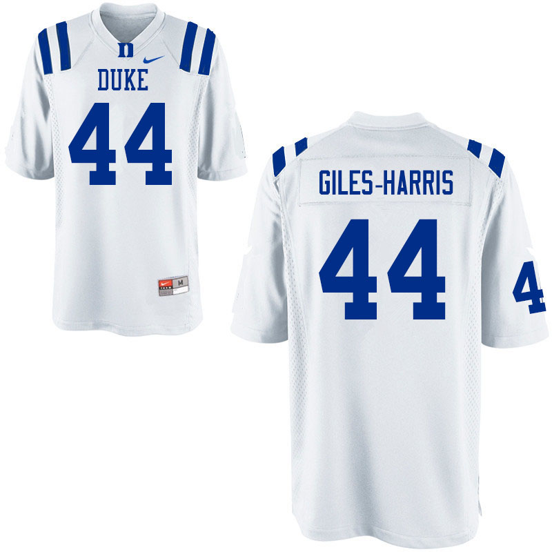 Men #44 Joe Giles-Harris Duke Blue Devils College Football Jerseys Sale-White
